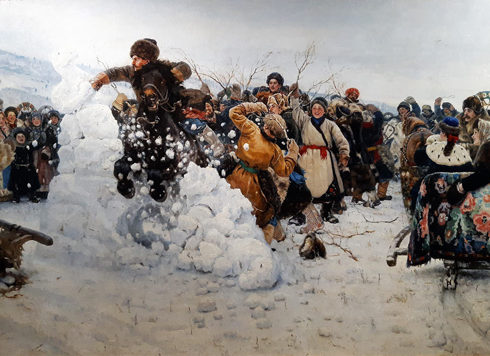 В.И.Суриков Взятие снежного городка. 1891 -1