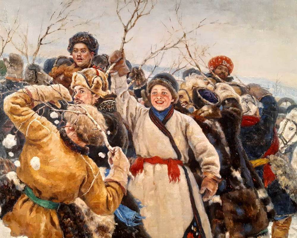 В.И.Суриков Взятие снежного городка. 1891 -4