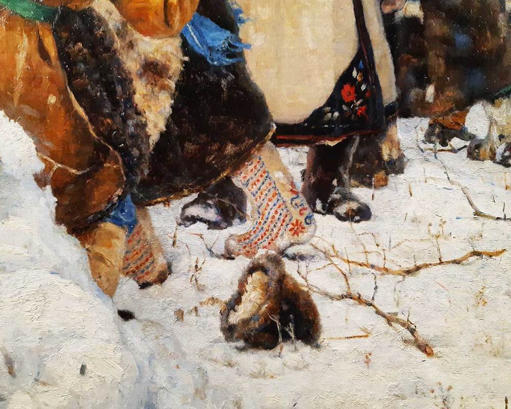 В.И.Суриков Взятие снежного городка. 1891 -5