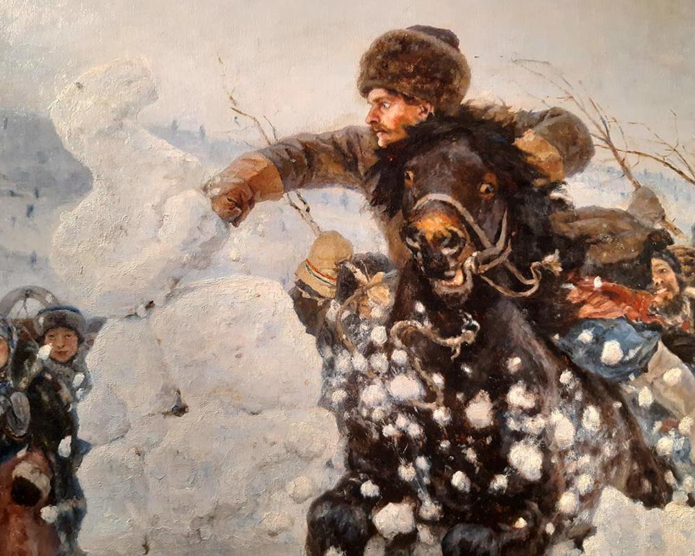 В.И.Суриков Взятие снежного городка. 1891 -7