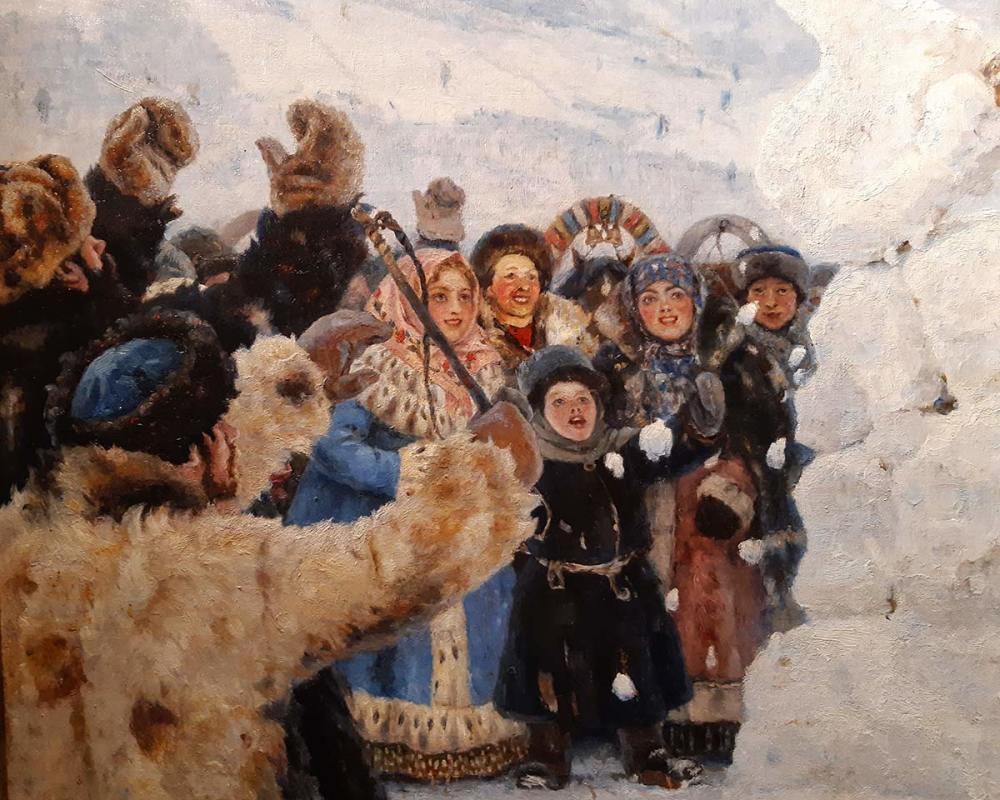 В.И.Суриков Взятие снежного городка. 1891 -8