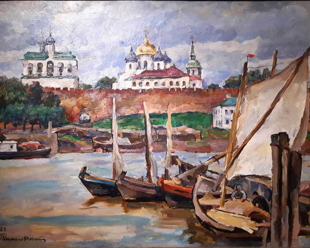 П.П.Кончаловский Новгород Детинец.1925 ХМ Русский музей.