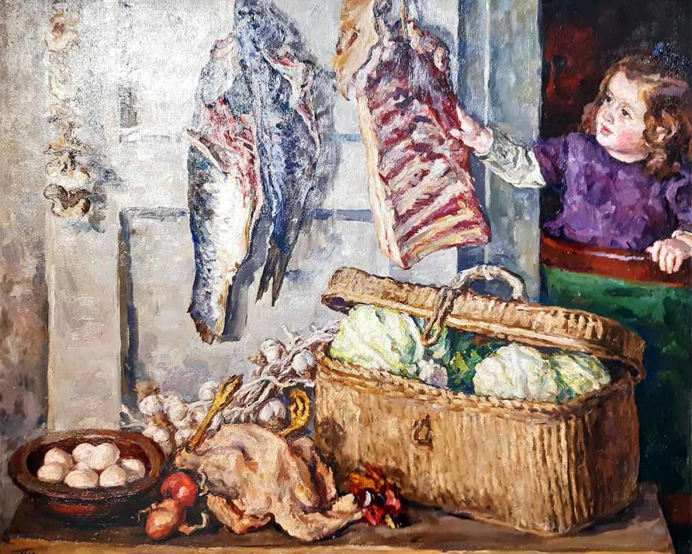П.П.Кончаловский Натюрморт. Всякая снедь. 1944 ХМ Русский музей.-1