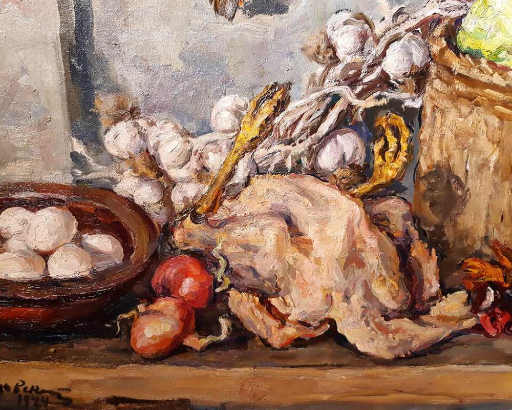 П.П.Кончаловский Натюрморт. Всякая снедь. 1944 ХМ Русский музей.-2