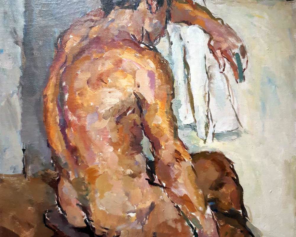 М.П.Кончаловский Обнаженная мужская модель. 1956 г.