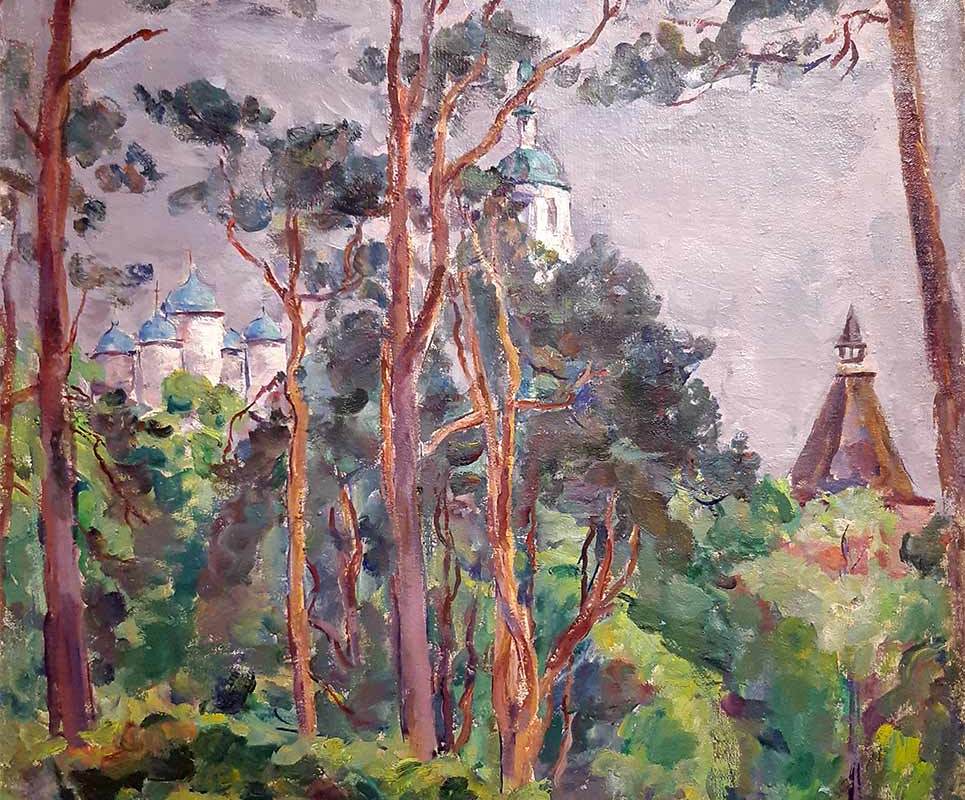 М.П.Кончаловский  Пафнутьевско-Боровской монастырь. 1980