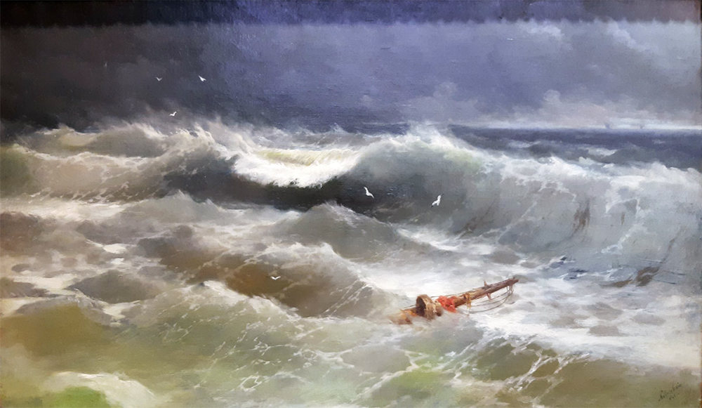 Айвазовский И.К. (1817-1900) Буря на Азовском море-1