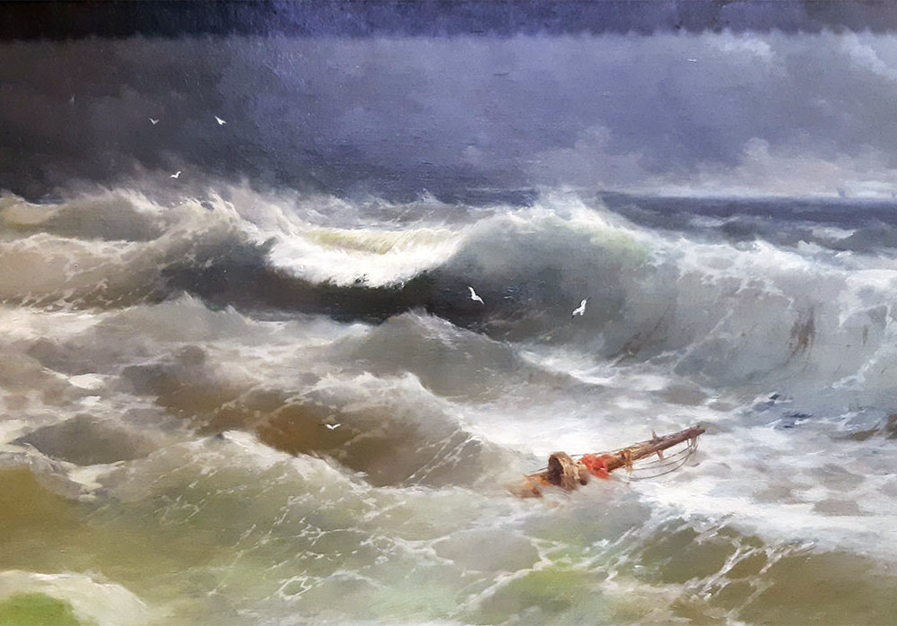 Айвазовский И.К. (1817-1900) Буря на Азовском море-1