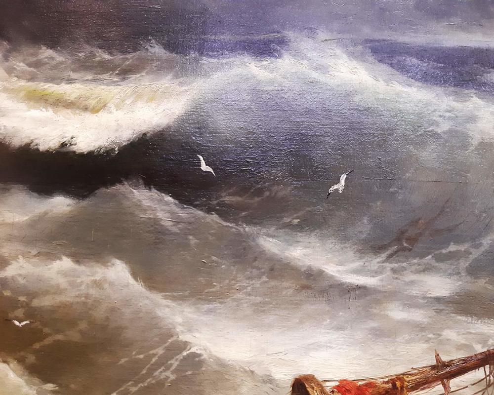 Айвазовский И.К. (1817-1900) Буря на Азовском море-3