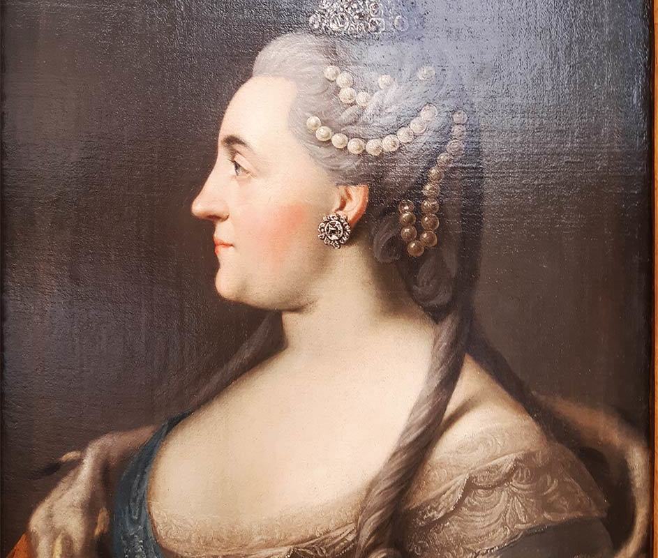 Антропов А.П. (1716-1795) Портрет императрицы Екатерины II (1729-1796)