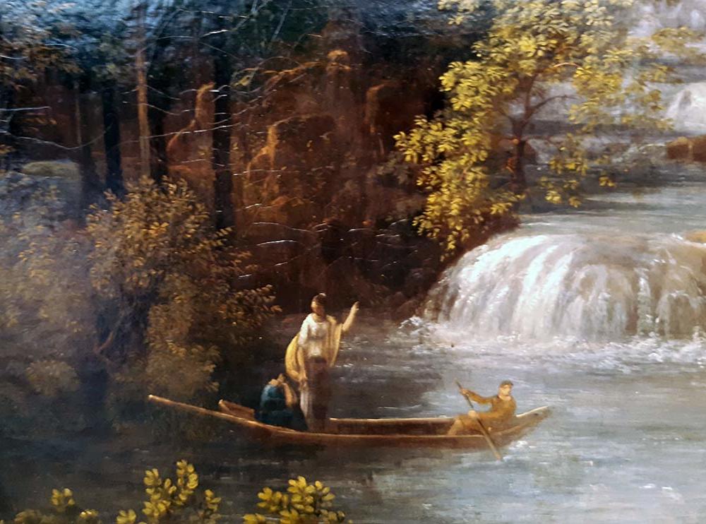 Матвеев Ф.М. (1758-1826) Пейзаж с водопадом-2
