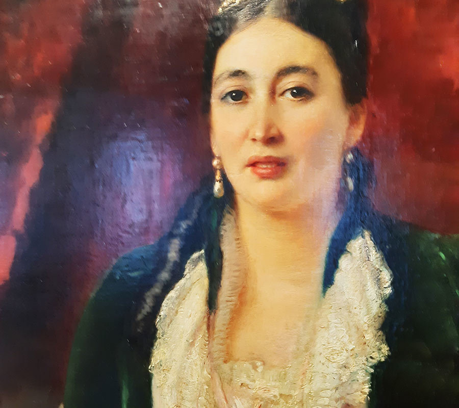 Маковский К.Е. (1839-1916) Портрет купчихи Елизаветы Сергеевны Расторгуевой-5