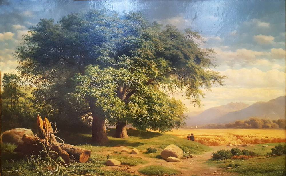 Клодт фон Юргенсбург М.К. (1832-1902) Летний день в Нормандии-1
