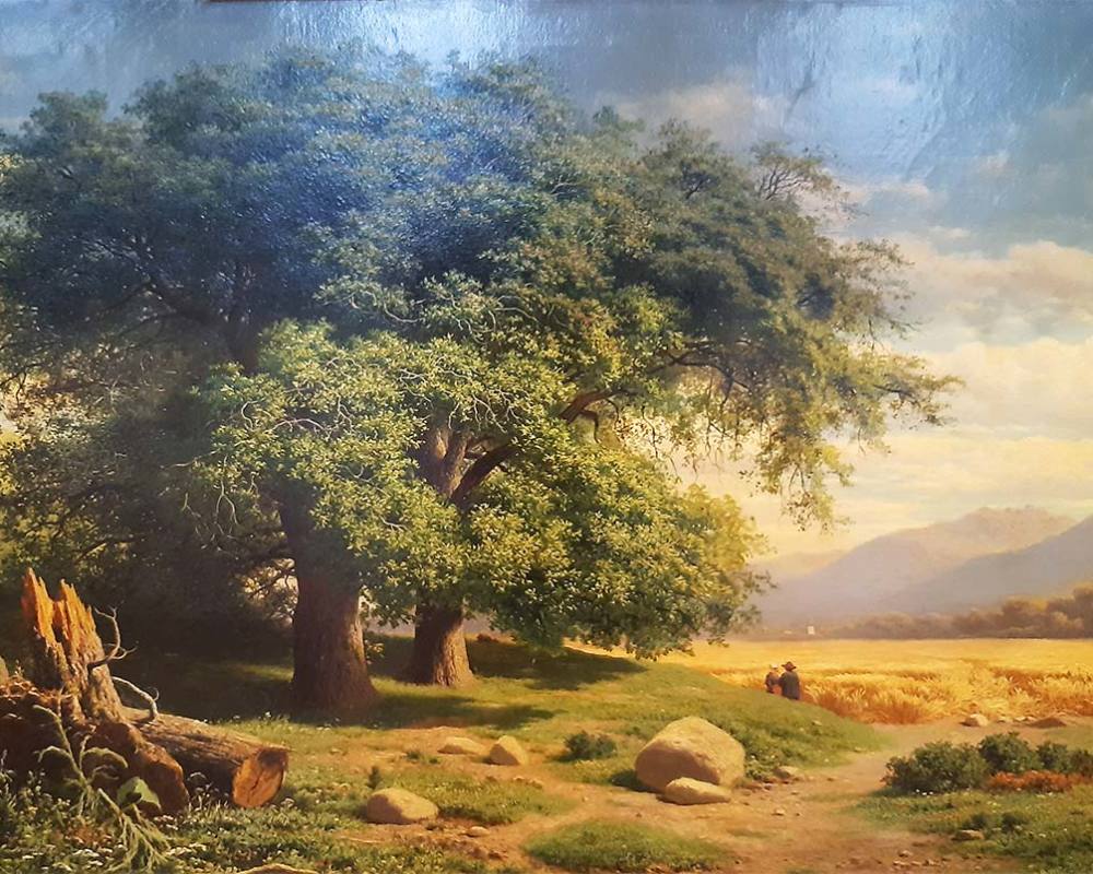 Клодт фон Юргенсбург М.К. (1832-1902) Летний день в Нормандии-1