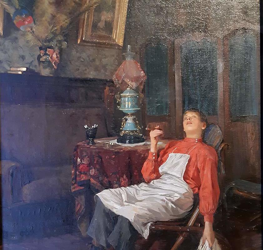 Маковский В.Е. (1846-1920) Без хозяина-1