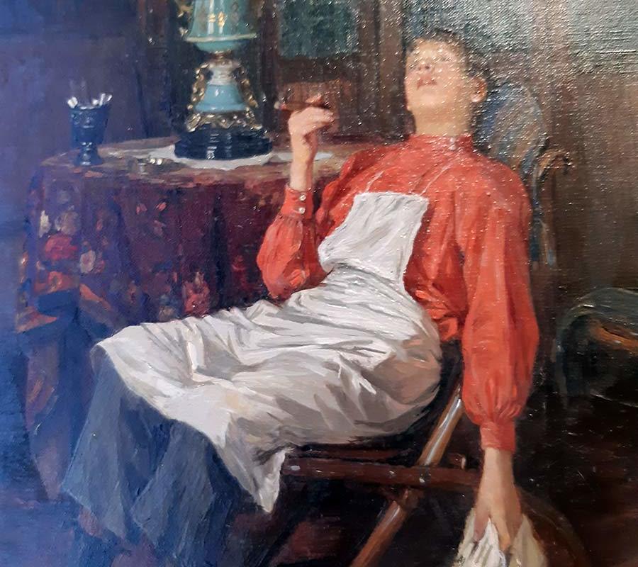 Маковский В.Е. (1846-1920) Без хозяина-2