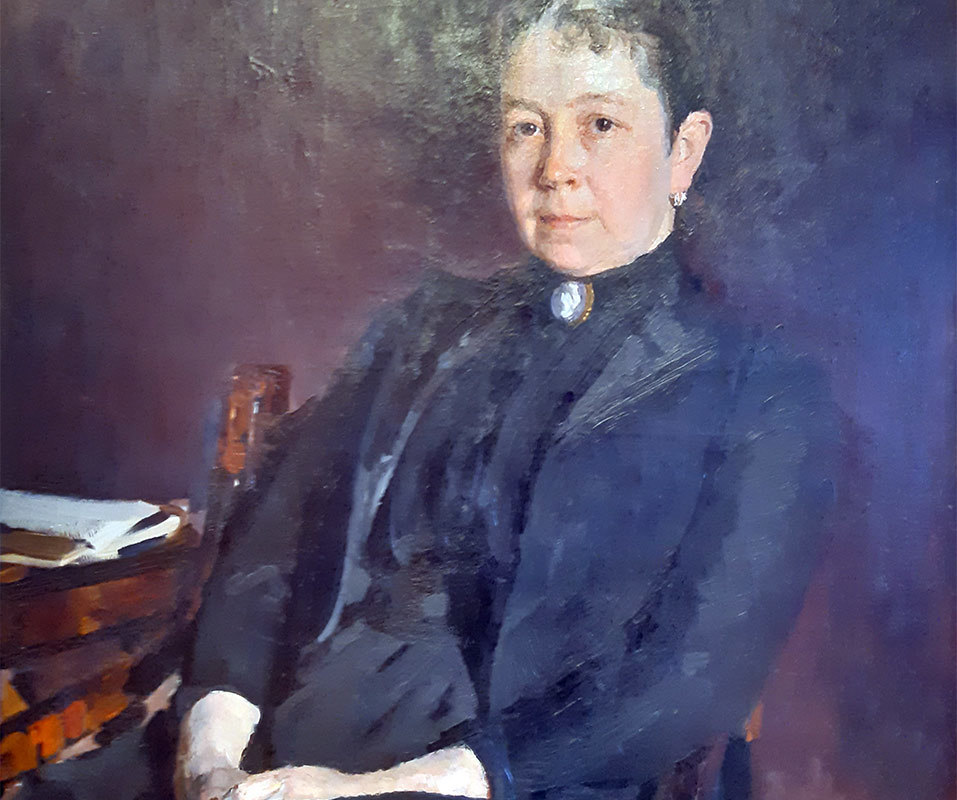 Серов В.А. 1865-1911 Портрет Прасковьи Дмитриевны Антиповой (1848-1916)-1