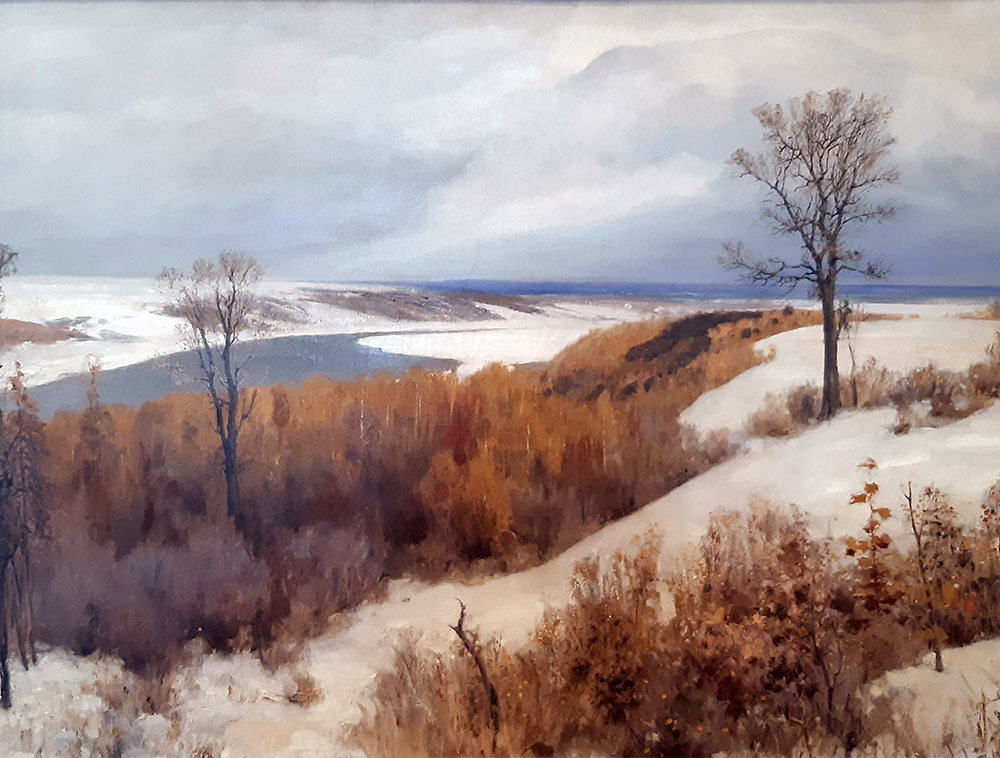 Поленов В.Д. 1844-1927 Ранний снег.Бехово-1