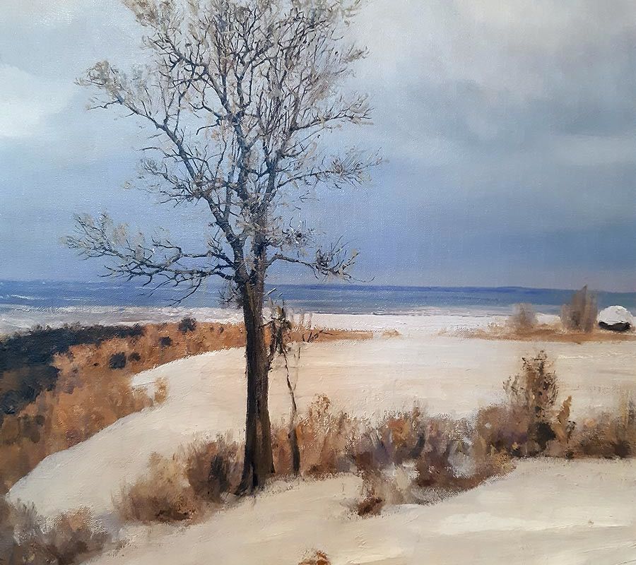 Поленов В.Д. 1844-1927 Ранний снег.Бехово-3