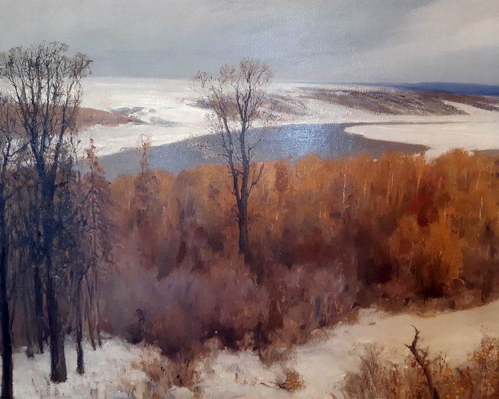 Поленов В.Д. 1844-1927 Ранний снег.Бехово-4