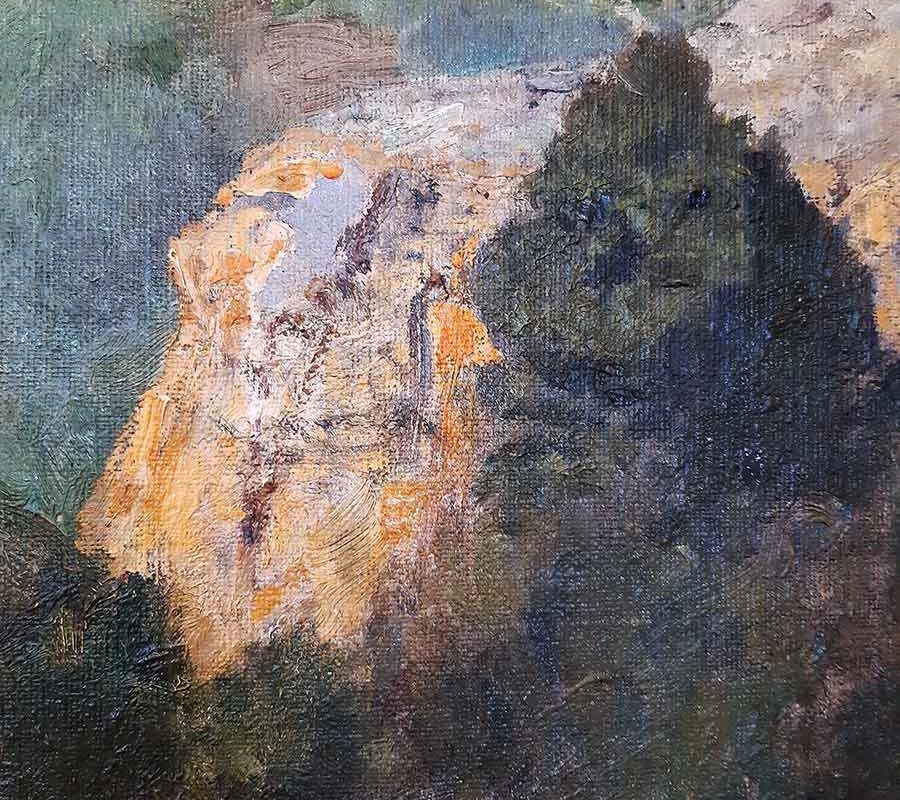 Поленов В.Д. 1844-1927 Генисаретское озеро (Генисаретская долина)-2