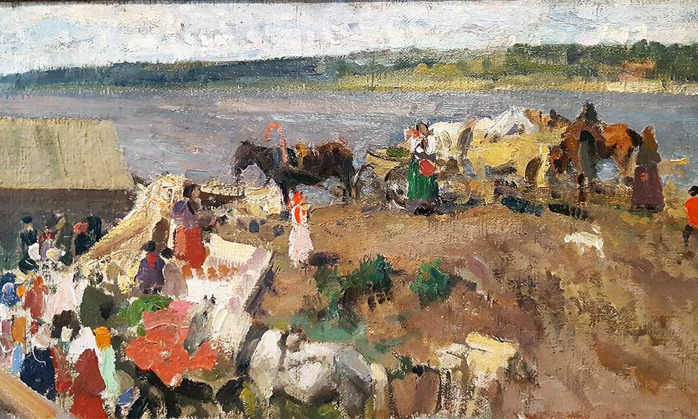 Клодт Н.А. 1865-1918. Базарный день.