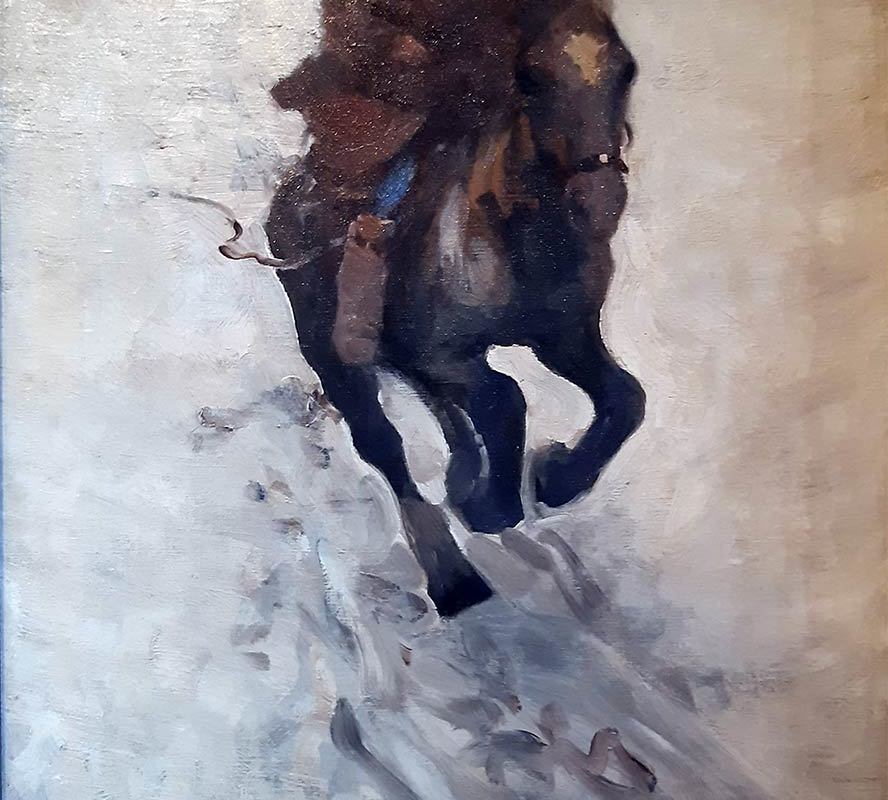 Иванов С.В. 1864-1910. За подмогой. Всадник.