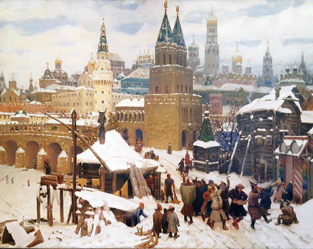 Васнецов А.М. 1856-1933 Всехсвятский мост-1