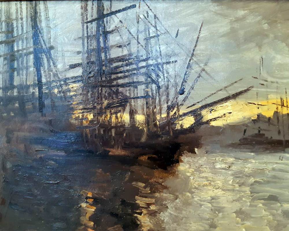 Коровин К.А. 1861-1939. Корабли, Марсель.