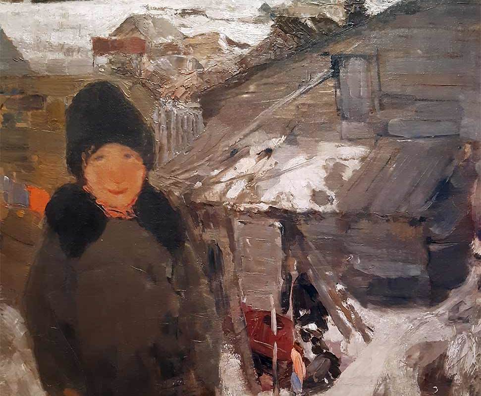 Савинов А.И. 1881-1942. Мальчик над Волгой.