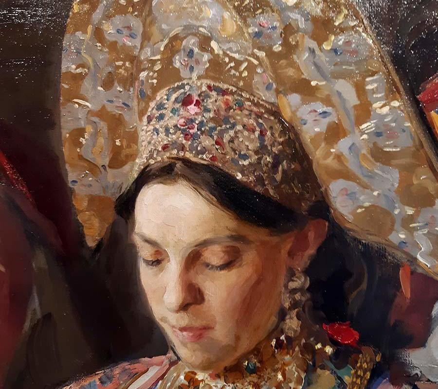 Куликов И.С. 1875-1941. Боярышня. Убор невесты-3