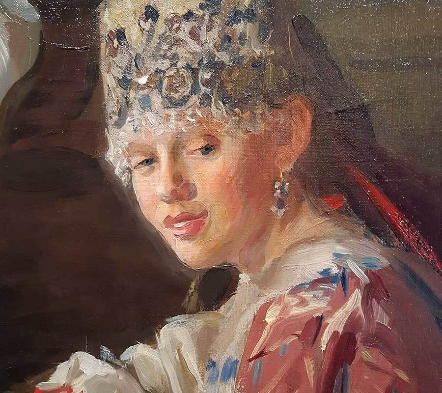 Куликов И.С. 1875-1941. Боярышня. Убор невесты-7