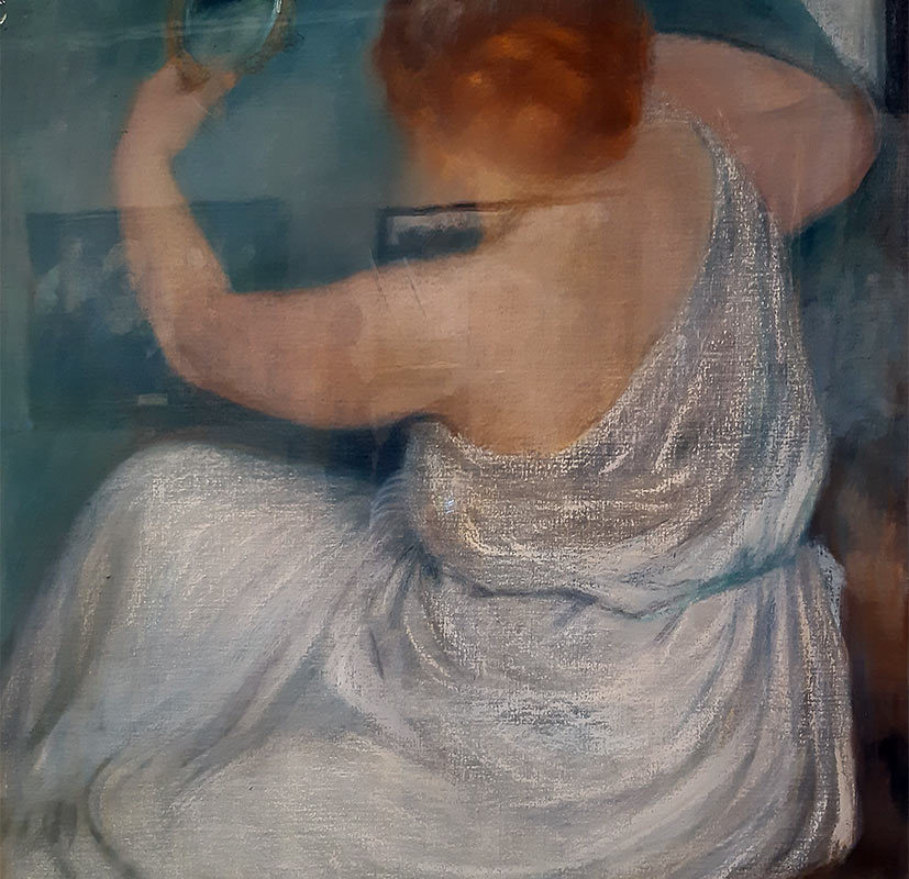 Гольдингер Е.В. 1881-1973. Женщина с зеркалом.