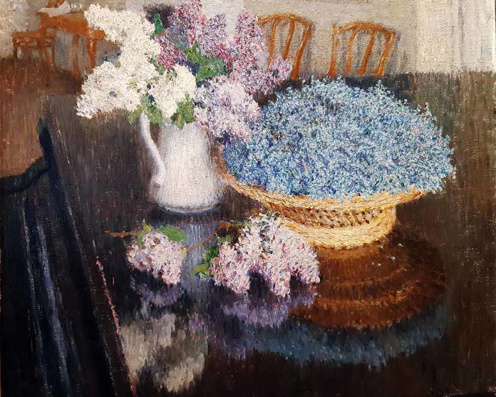 Грабарь И.Э. 1871-1960. Сирень и незабудки.