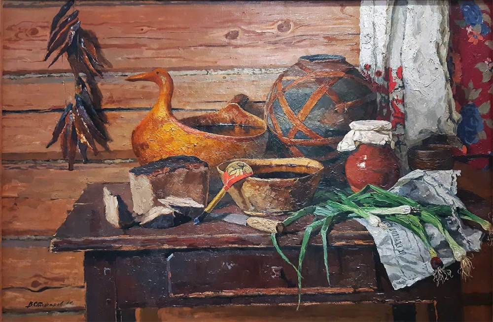 Стожаров В.Ф. (1926-1973) Братина с квасом-1