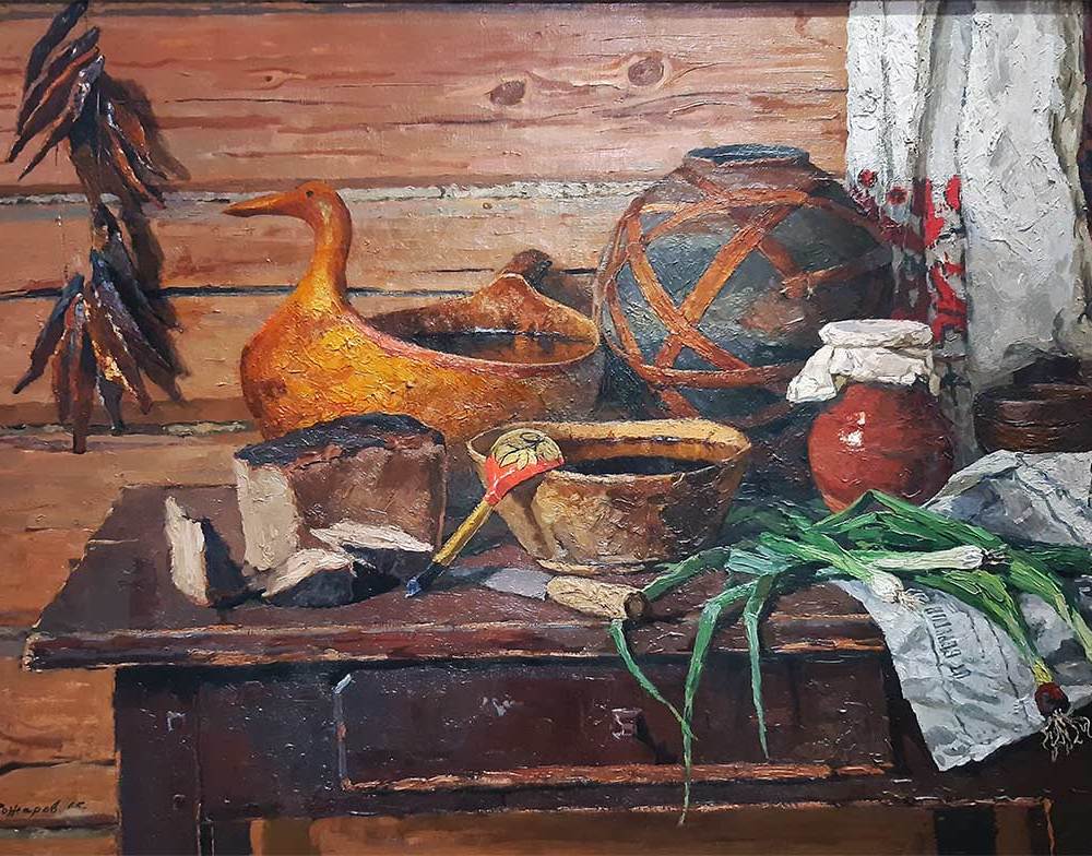 Стожаров В.Ф. (1926-1973) Братина с квасом-1