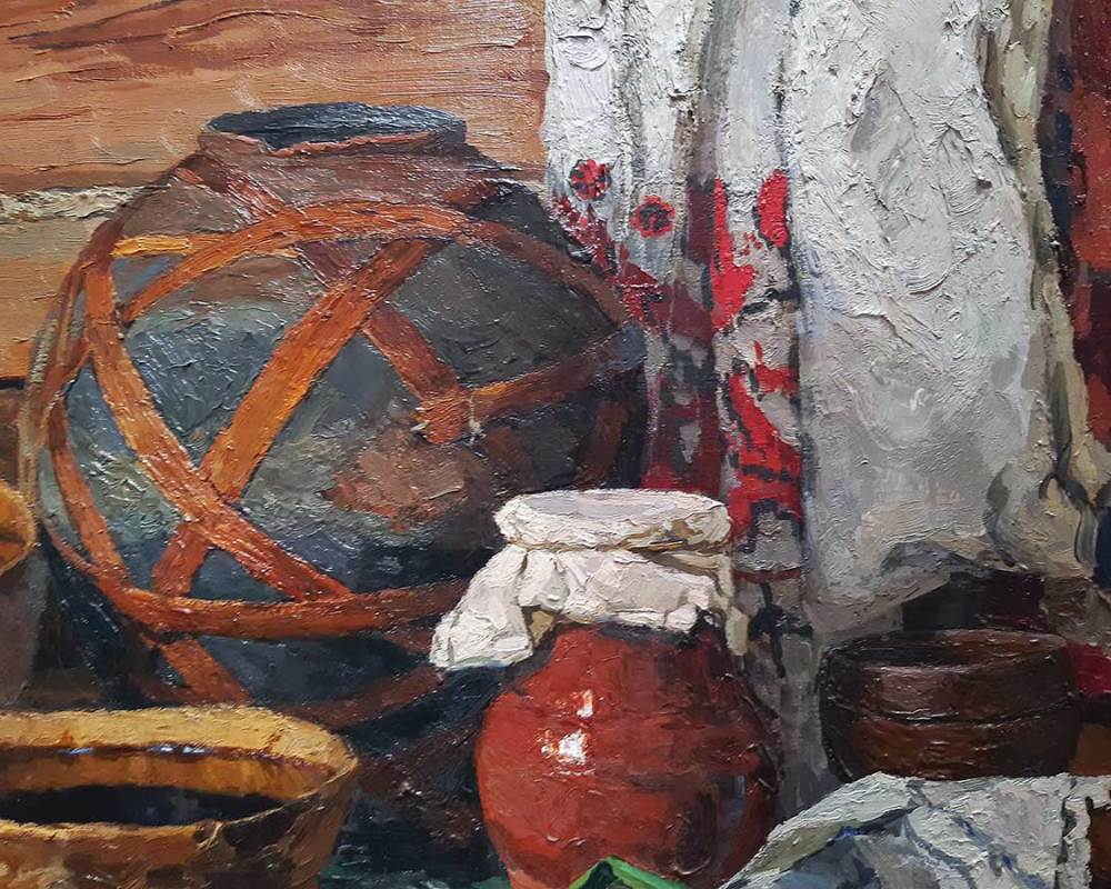 Стожаров В.Ф. (1926-1973) Братина с квасом-3