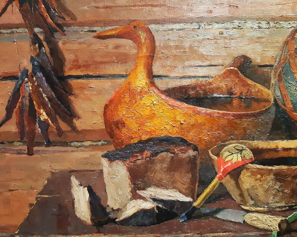 Стожаров В.Ф. (1926-1973) Братина с квасом-4