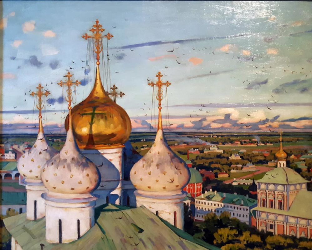Юон К.Ф. (1875-1958) Купола и ласточки-1