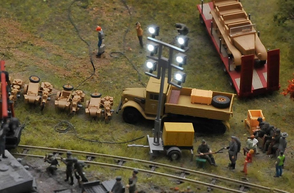 Шоу-макет Золотое кольцо Часть 5-44 Съемки военного фильма