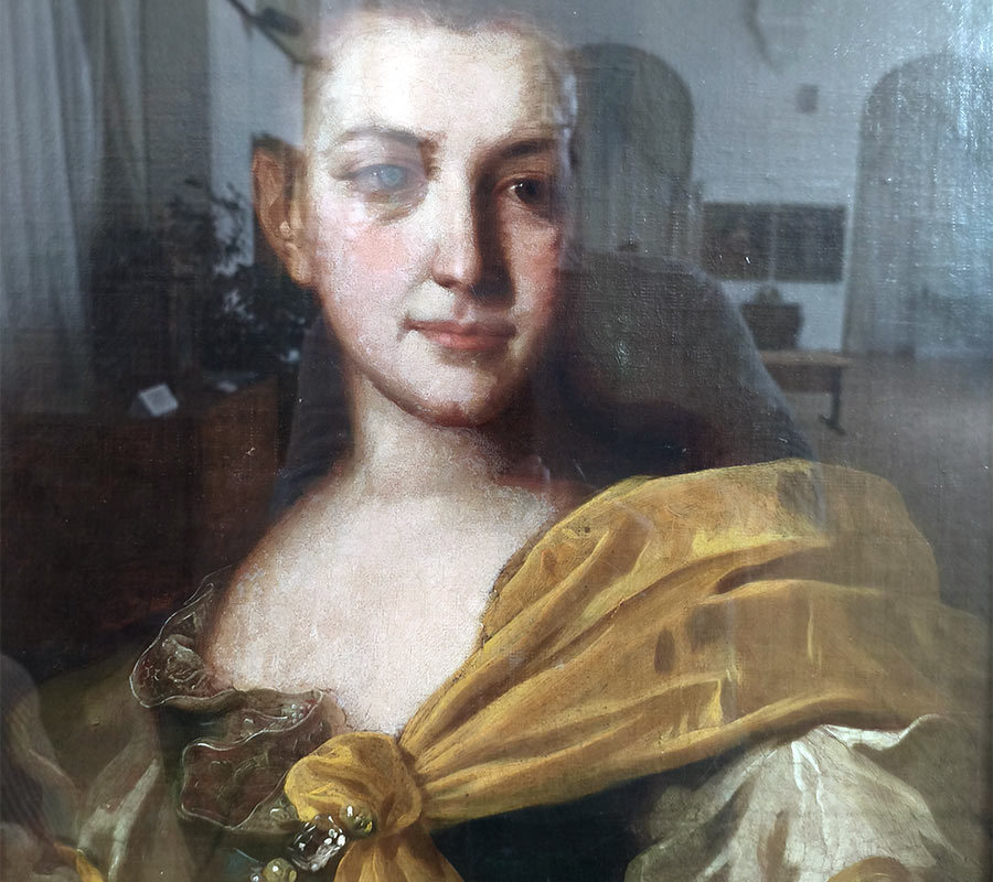 Ф.С. Рокотов (1735-1808) Портрет княжны Е.А. Волконской .1770 г. Х.М.;