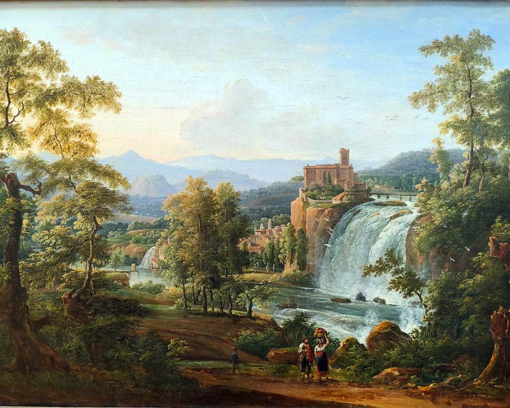 Ф.М. Матвеев (1758-1826) Водопад. 1800 г. Х.М.;