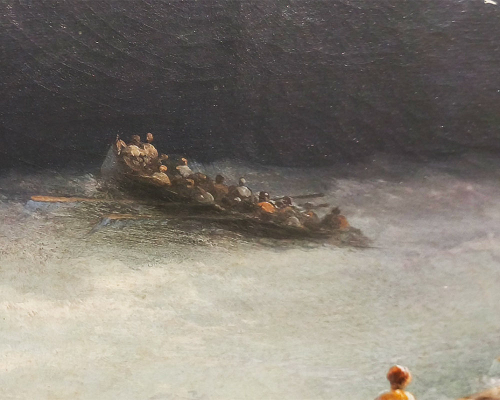 И.К. Айвазовский (1817-1900) Буря на море. 1874 г. Х.М.-4