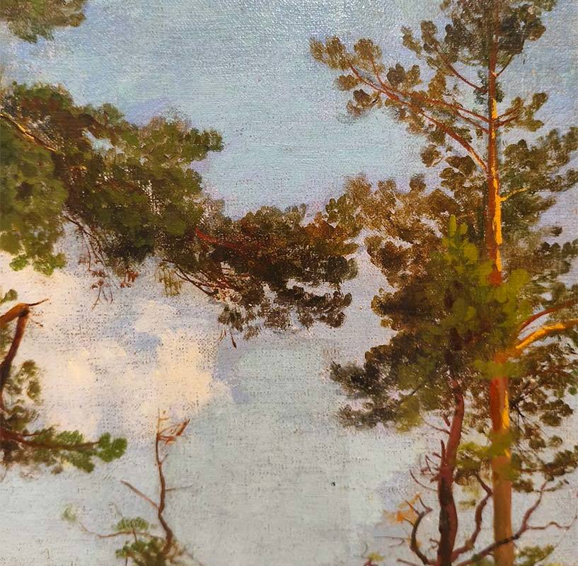 И.И. Шишкин (1832-1898) Сосна на песке. 1884 г. Х.М.-2