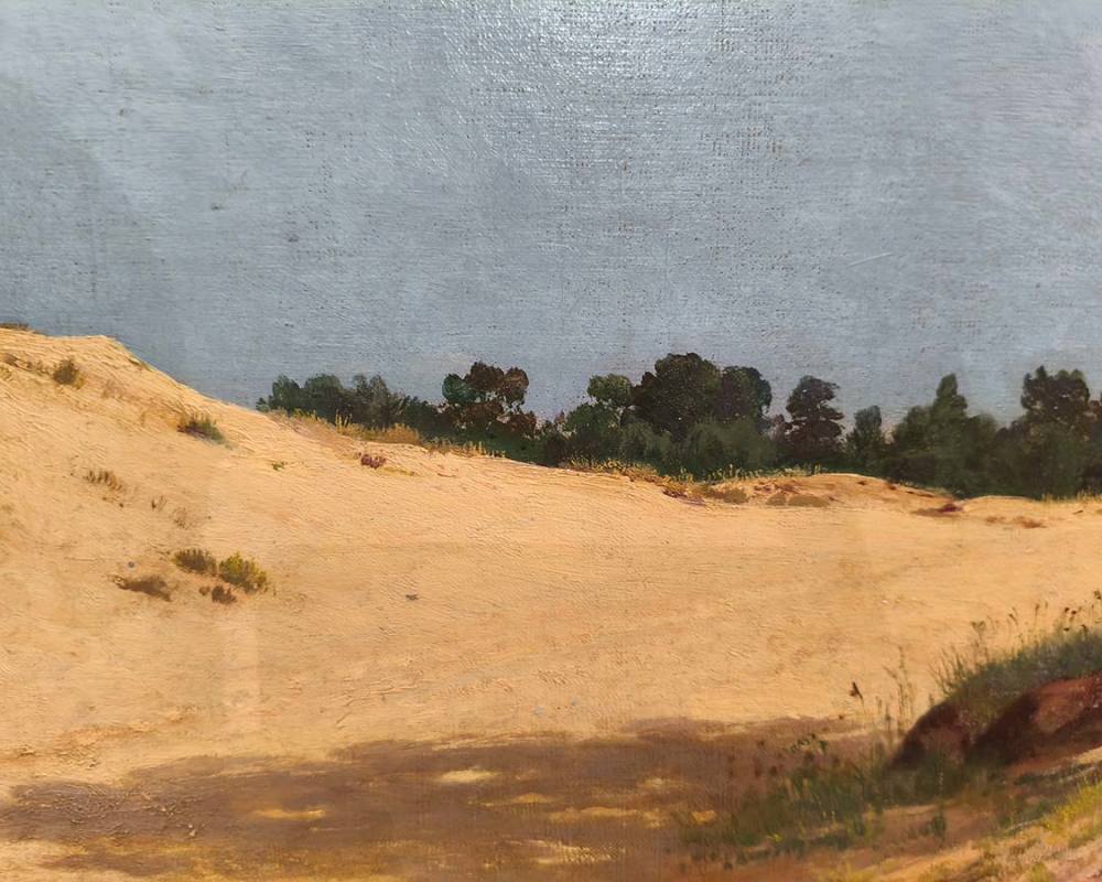 И.И. Шишкин (1832-1898) Сосна на песке. 1884 г. Х.М.-4