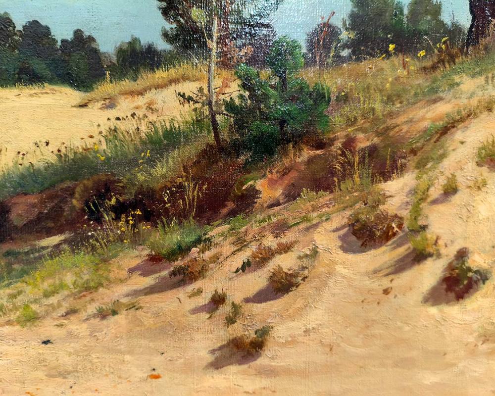 И.И. Шишкин (1832-1898) Сосна на песке. 1884 г. Х.М.-6