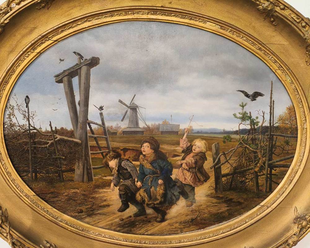 А.А. Попов (1832-1896) тройка 1860 г. Х.М.