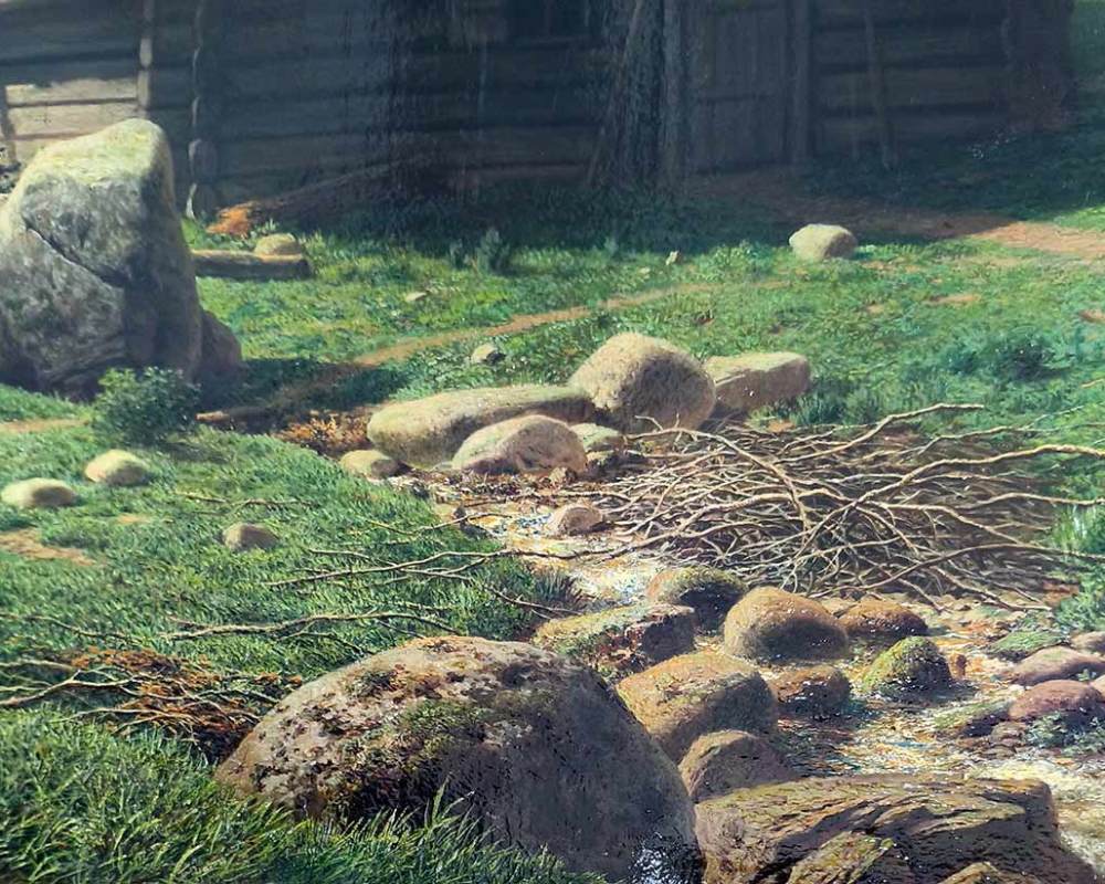 М.К. Клодт (1833-1902) Швейцарский вид. 1869 г. Х.М.-2