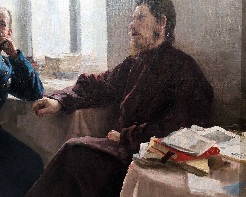 Л.В.Попов (1873-1914) Где же истина? 1903 г. Х.М.-1