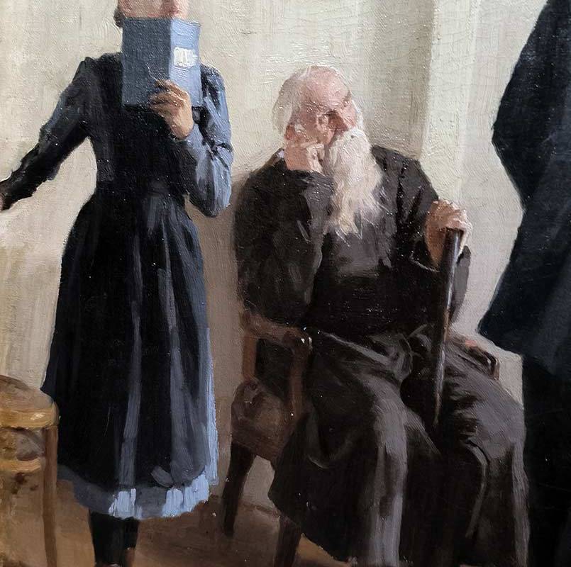 Л.В.Попов (1873-1914) Где же истина? 1903 г. Х.М.-3
